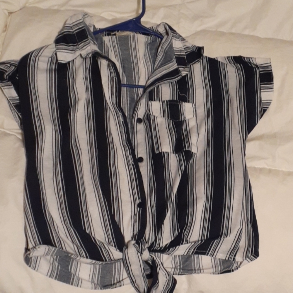 Button up crop top.